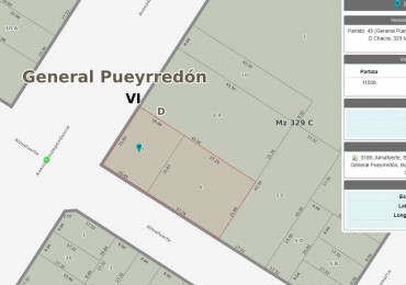 LOTE APTO DESARROLLO EN ESQUINA AVENIDA INDEPENDENCIA - IDEAL INVERSOR